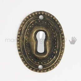 Bocchetta per chiave Metal Style Ottone Antico articolo MG7558