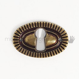 Bocchetta per chiave Metal Style Patinè BM articolo MG7857