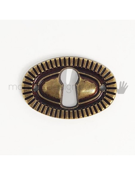 Bocchetta per chiave Metal Style Patinè BM articolo MG7857