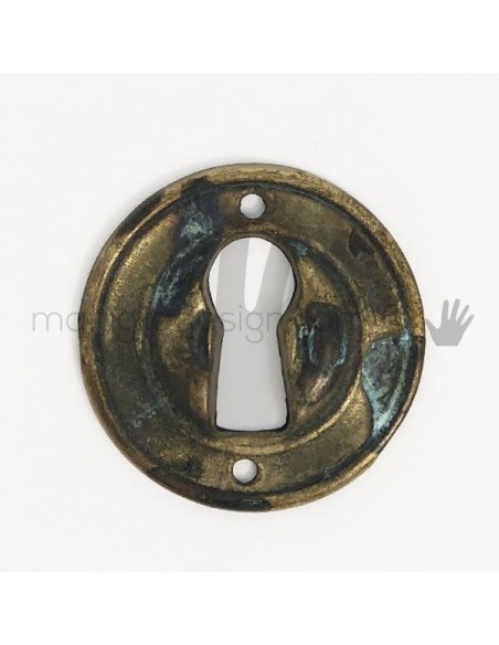 Bocchetta per chiave Metal Style Ottone Antico articolo MG7533