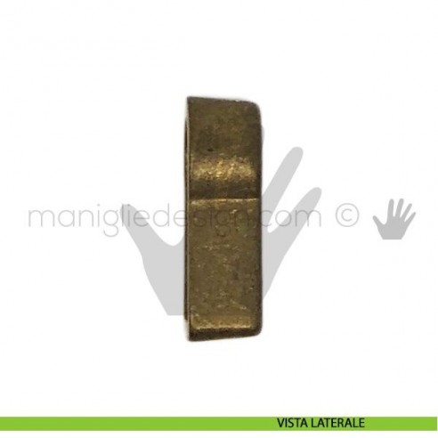 Bocchetta incasso per mobile Metal Style Ottone Naturale Grezzo MG7959