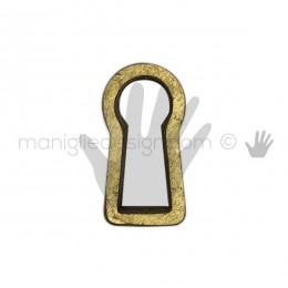 Bocchetta incasso per mobile Metal Style Ottone Naturale Grezzo MG7961