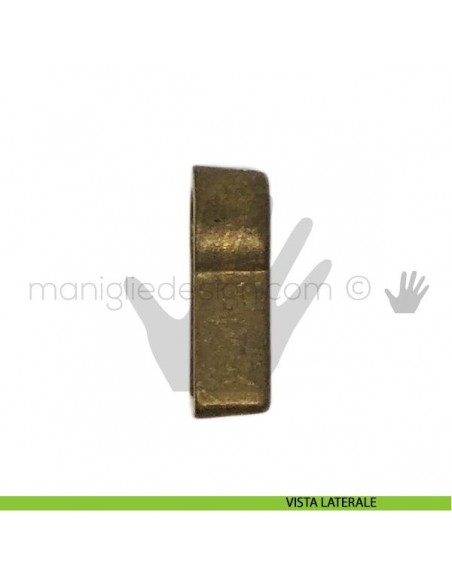 Bocchetta incasso per mobile Metal Style Ottone Naturale Grezzo MG7961