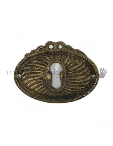 Bocchetta per mobile antico Metal Style Ottone Antico articolo MG8072