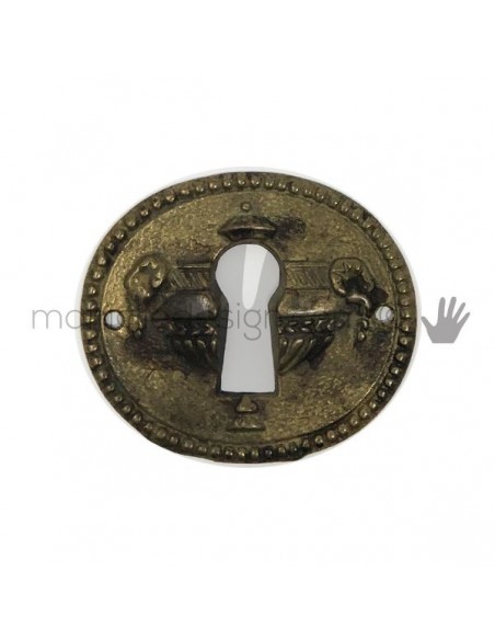Bocchetta per mobile antico Metal Style Ottone Antico articolo MG7695