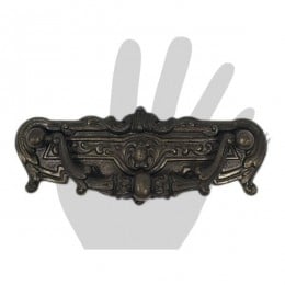 Maniglia per mobile OMP Porro bronzo antico misura 90 articolo 412