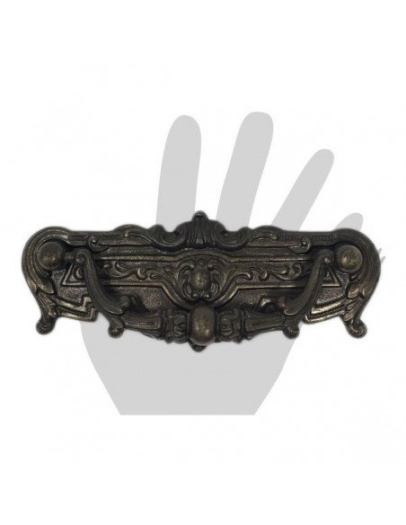 Maniglia per mobile OMP Porro bronzo antico misura 90 articolo 412