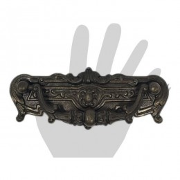 Maniglia per mobile OMP Porro bronzo antico misura 120 articolo 412