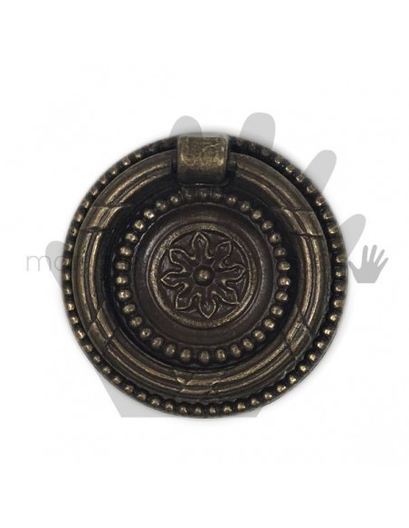 Maniglia per mobile OMP Porro bronzo antico misura 60 articolo 670