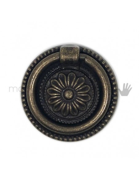 Maniglia per mobile OMP Porro bronzo antico misura 32 articolo 650