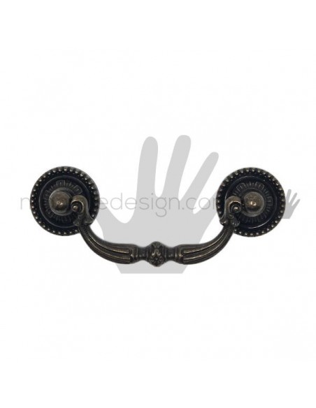 Maniglia per mobile OMP Porro bronzo antico misura 75 articolo 420