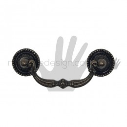 Maniglia per mobile OMP Porro bronzo antico misura 95 articolo 420