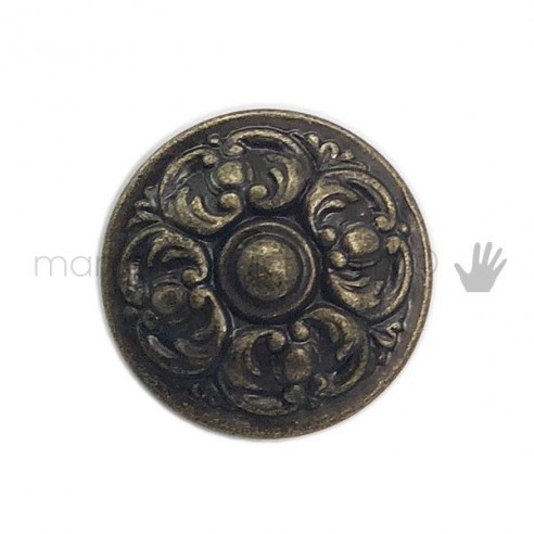 Pomolo per mobile OMP Porro bronzo antico misura 25 articolo 132