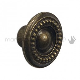 Pomolo per mobile OMP Porro bronzo antico misura 20 articolo 140