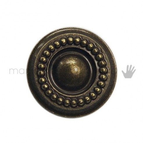 Pomolo per mobile OMP Porro bronzo antico misura 35 articolo 140