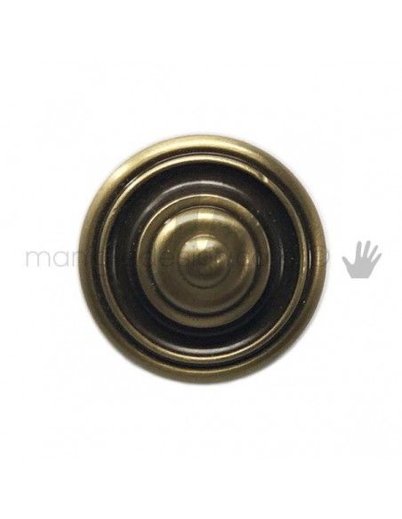 Pomolo per mobile OMP Porro bronzo antico misura 25 articolo 164