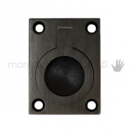 Maniglia incasso con anello OMP Porro bronzo antico misura 40 articolo 587