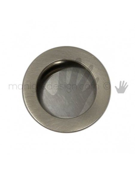 Maniglia incasso tonda OMP Porro nickel satinato misura 40 articolo 595