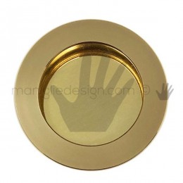 Maniglia incasso tonda OMP Porro oro lucido misura 50 articolo 595