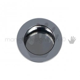 Maniglia incasso tonda OMP Porro cromo lucido misura 30 articolo 595