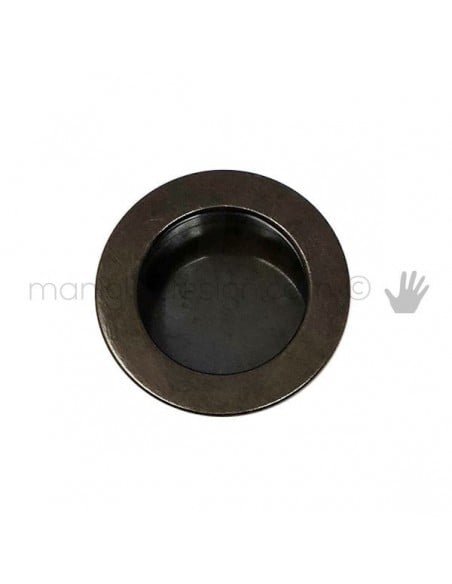 Maniglia incasso tonda OMP Porro bronzo antico misura 30 articolo 595