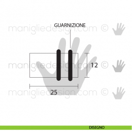 Reggimensola quadrata per vetro ottone lucido Eredi Laffranchi 345Q 2