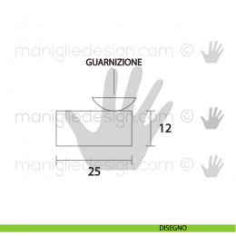 Reggimensola con ventosa per vetro bronzo graffiato Eredi Laffranchi 346Q 2