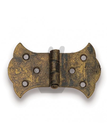 Cerniera per mobile Metal Style ottone antico misura 88x52 mm MG11684