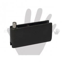 Cerniera a perno per vetro Confalonieri CF0305PB Bronzo 56x26 mm