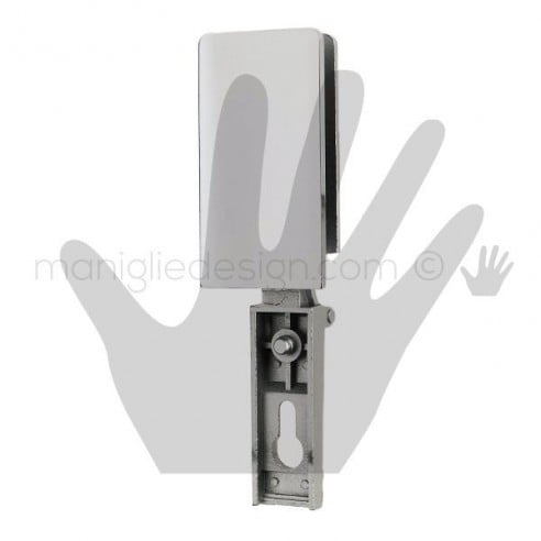 Cerniera a molla per vetro Confalonieri mezzo collo CF01025 cromo lucido