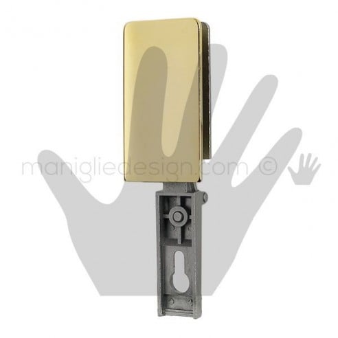 Cerniera a molla per vetro Confalonieri mezzo collo CF01025 dorato