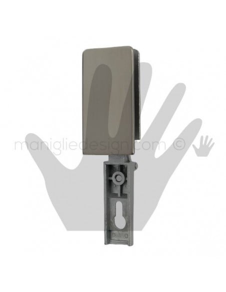 Cerniera a molla per vetro Confalonieri collo CF01024 nickel satinato