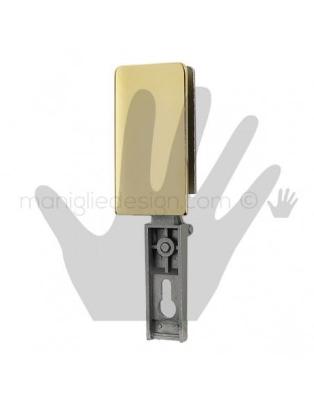 Cerniera a molla per vetro Confalonieri collo CF01024 dorato