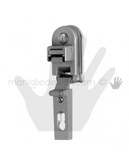 Cerniera a scatto per sportello vetro Confalonieri mezzo collo CF01028