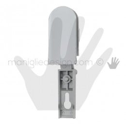 Cerniera a scatto per sportello vetro Confalonieri mezzo collo CF01028 2