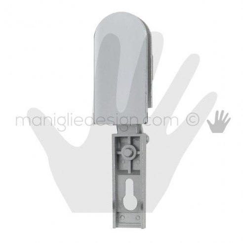 Cerniera a scatto per sportello vetro Confalonieri mezzo collo CF01028