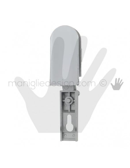 Cerniera a scatto per sportello vetro Confalonieri mezzo collo CF01028