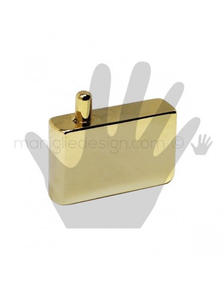 Cerniera per anta in vetro senza fori Confalonieri CF01173 Dorato