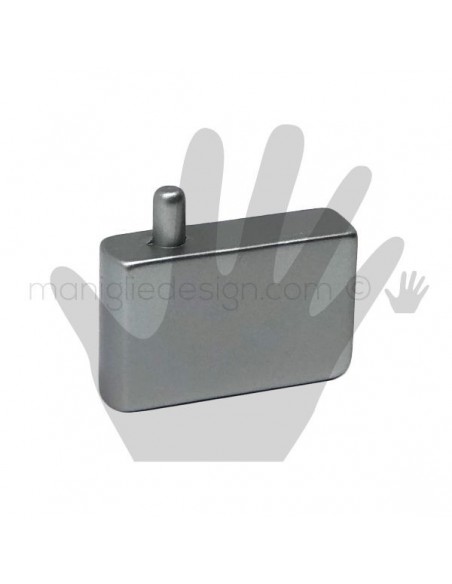 Cerniera per anta in vetro senza fori Confalonieri CF01173 Cromo D Velur