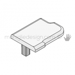 Tappo di finitura destro per copertura CPK Fit Art