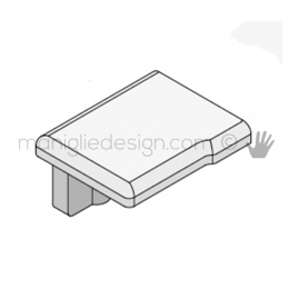 Tappo di finitura sinistro per copertura CSK Fit Art