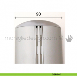 Tappo di finitura per profilo PK2 con copertura CLK Fit Art 2