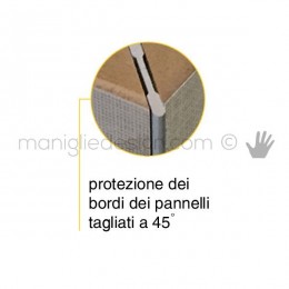 Profilo di finitura angolare in alluminio Fit Art NB9 2