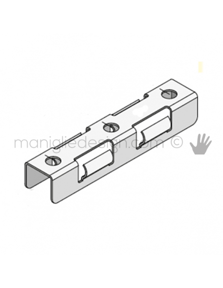 Clip per il fissaggio amovibile per serie CR tenuta 12 kg Fit Art