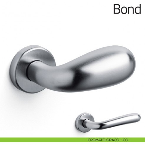 Pomello per porta Bond fisso Olivari cromo satinato