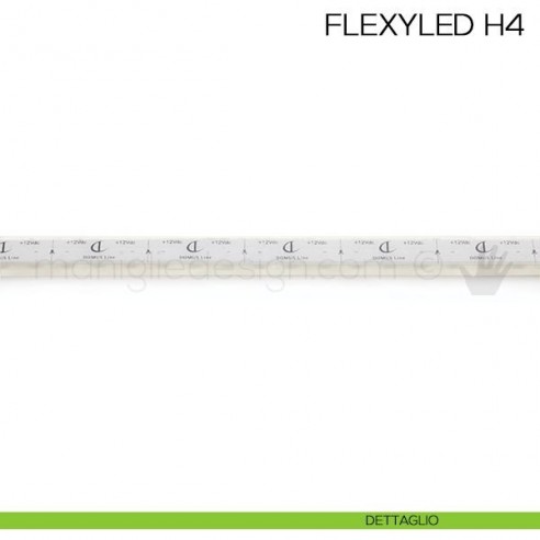 Profilo LED da incasso in silicone FLEXYLED SE H4 Domus Line dettaglio