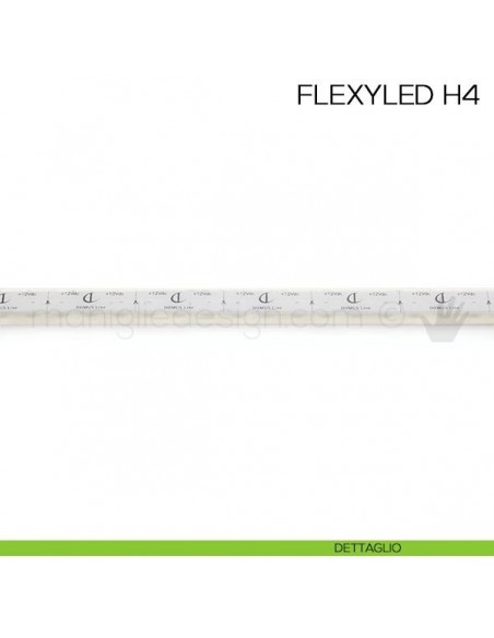 Profilo LED da incasso in silicone FLEXYLED SE H4 Domus Line dettaglio