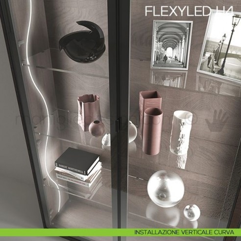 Profilo LED da incasso in silicone FLEXYLED SE H4 Domus Line