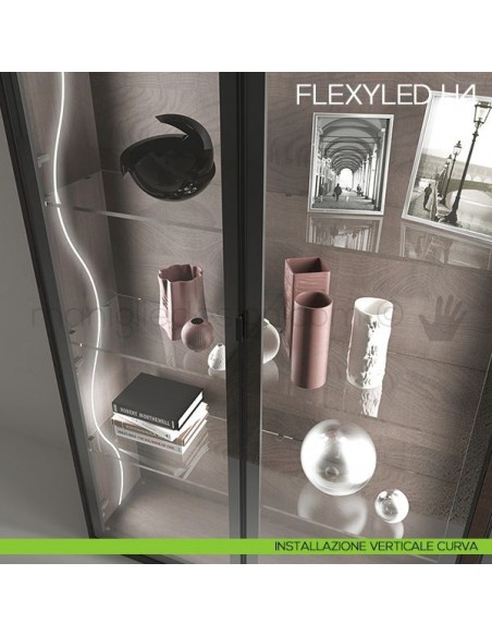 Profilo LED da incasso in silicone FLEXYLED SE H4 Domus Line