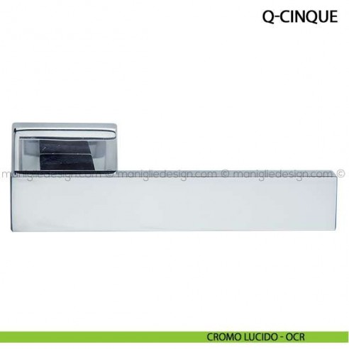 Maniglia per porta Q-Cinque Arieni cromo lucido - OCR